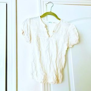 Urban outfitters XXS colored gauze crop top